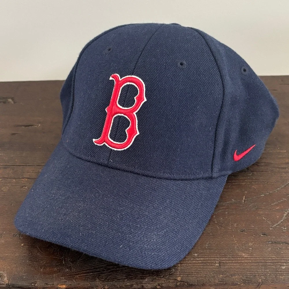 NEW Nike Boston Red Sox MLB Heritage 86 Heritage Adjustable Hat - Navy Blue - Picture 1 of 7